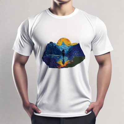 Firefly Generate realistic 3D plain, full length white cotton T-shirt image with premium heavy fabri-2 copy
